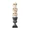 Glitzhome® 18"H Halloween Resin Stacked Skull Table Decor